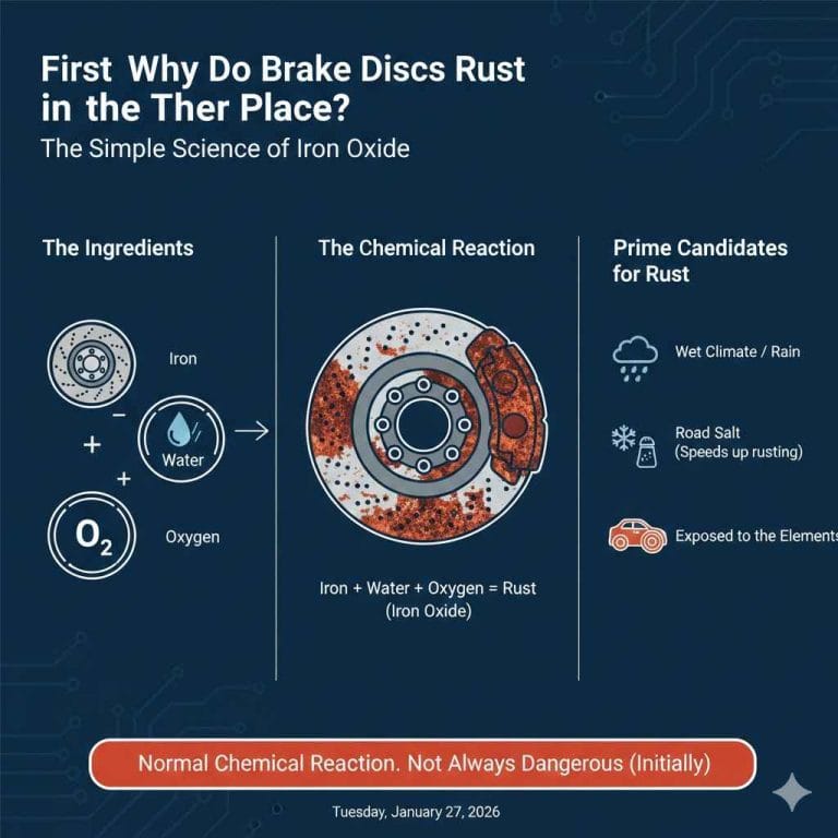 Brake Disc Rusting Will Car Brake Discs Rusty Affect the Braking (Complete Guide)