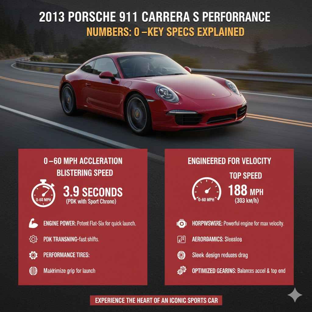 2013 Porsche 911 Carrera S Performance Numbers