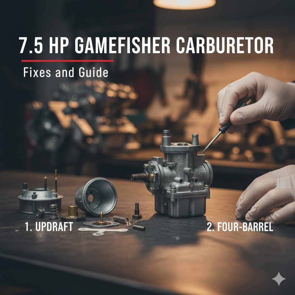 7.5 HP Gamefisher Carburetor Fixes and Guide