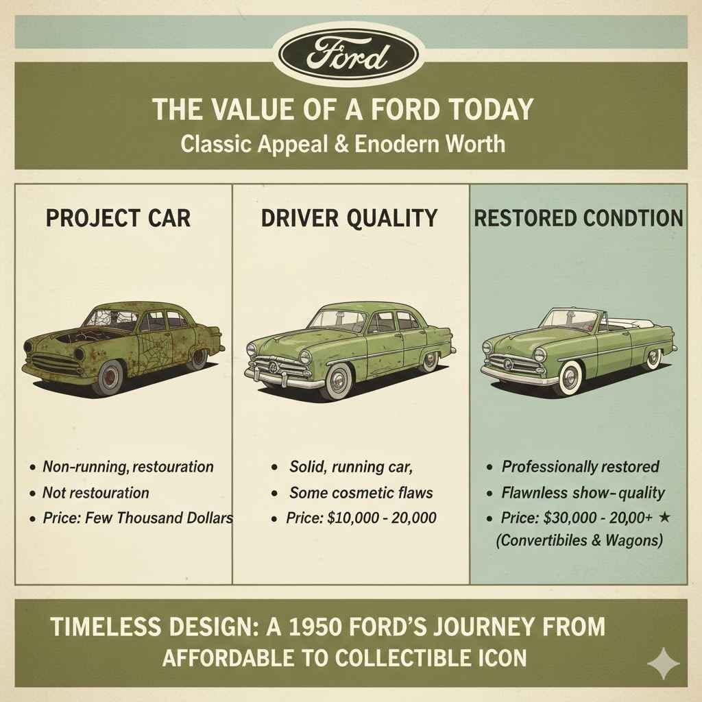 The Value of a 1950 Ford Today