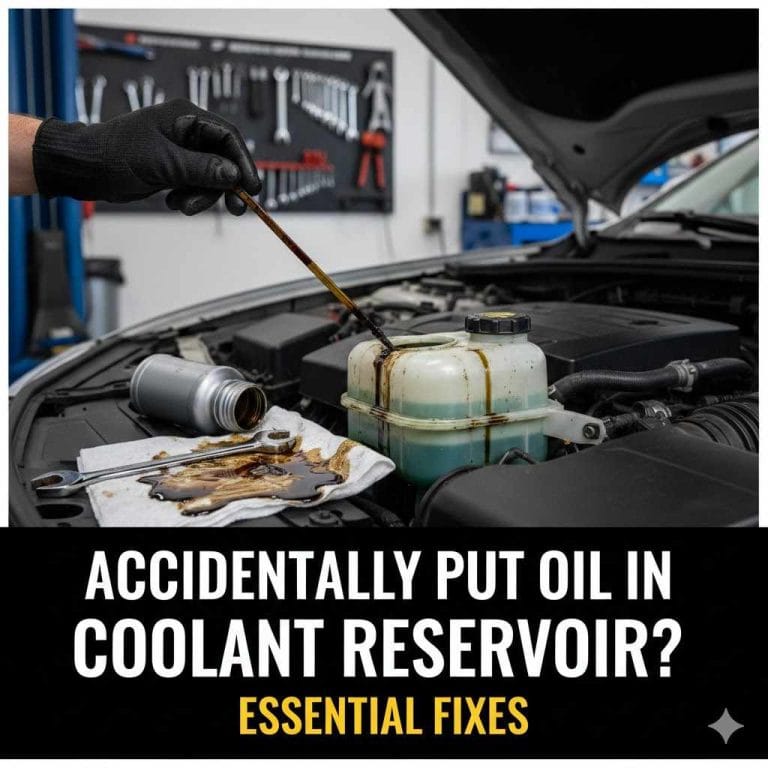 Accidentally Put Oil In Coolant Reservoir