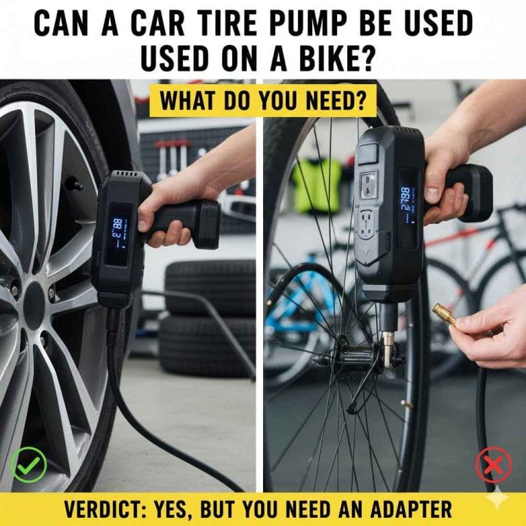 Can A Car Tire Pump Be Used On A Bike
