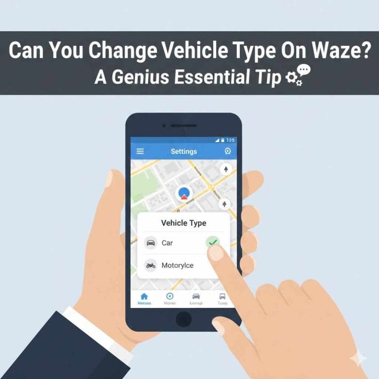 Can You Change Vehicle Type On Waze A Genius Essential Tip
