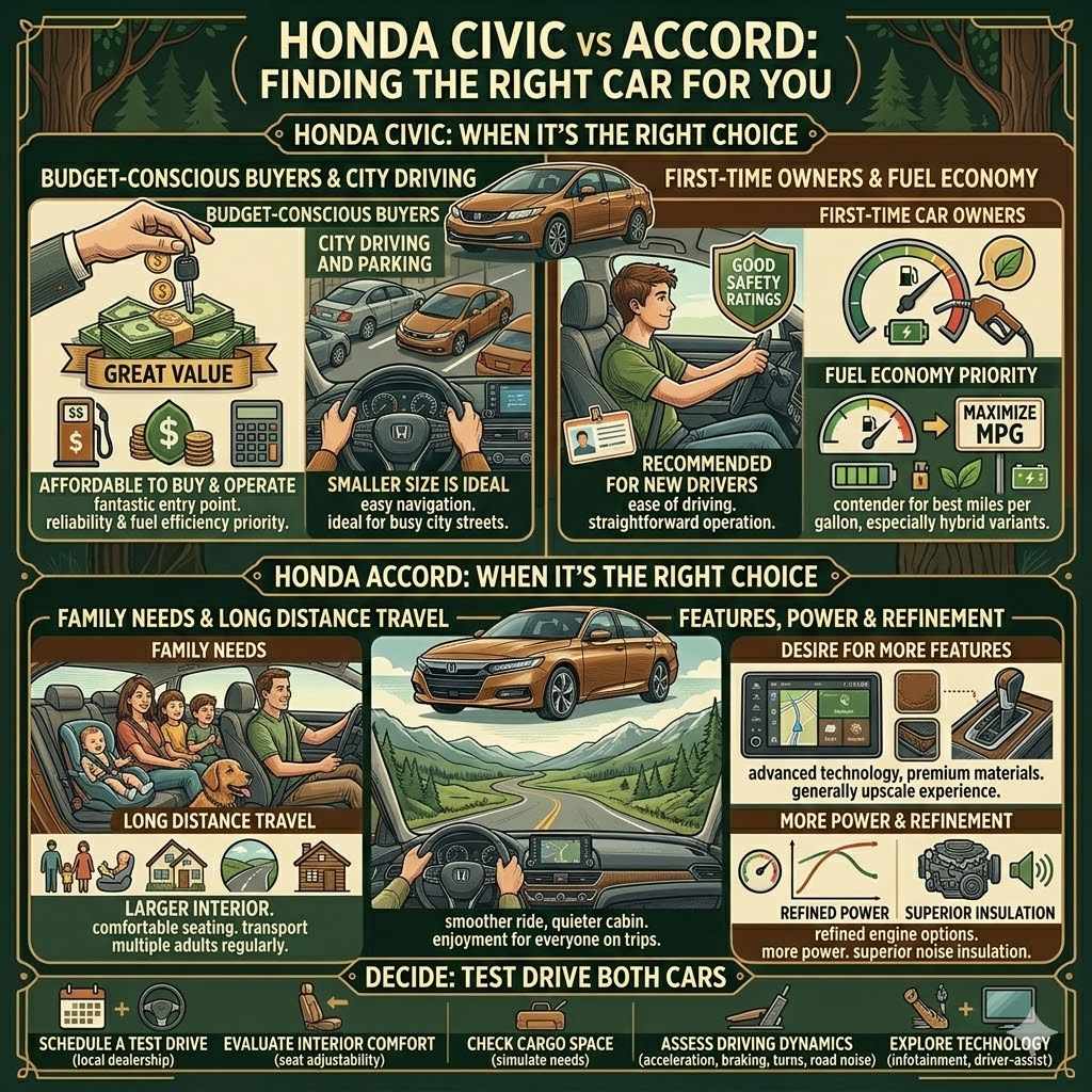 Deciding Honda Civic vs Accord Which Car Is Better For You