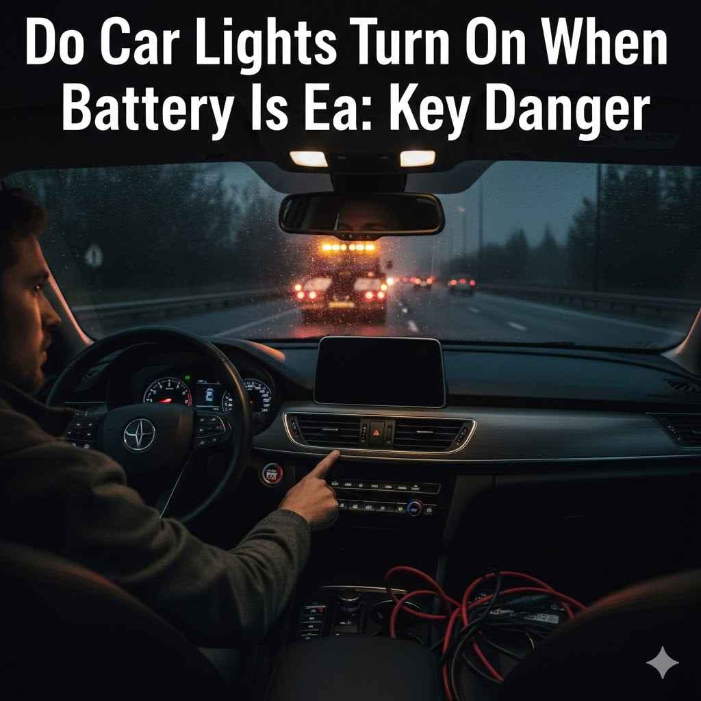 Do Car Lights Turn On When Battery Is Dead