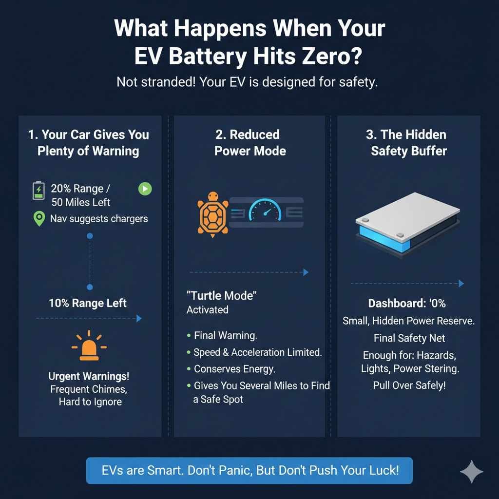 First, What Really Happens When Your EV Battery Hits Zero?

