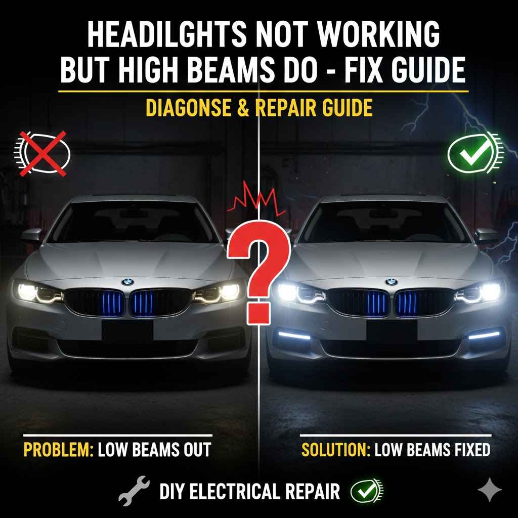 Headlights Not Working but High Beams Do Fix Guide