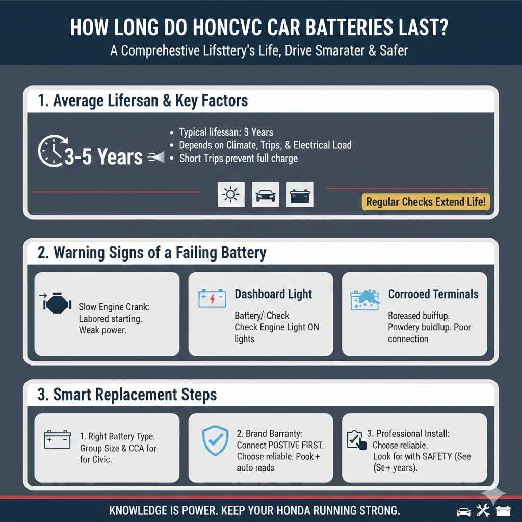 How Long Do Honda Civic Car Batteries Last?