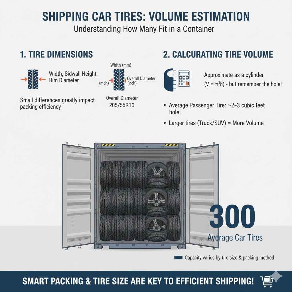 Estimating Tire Volume For Shipping