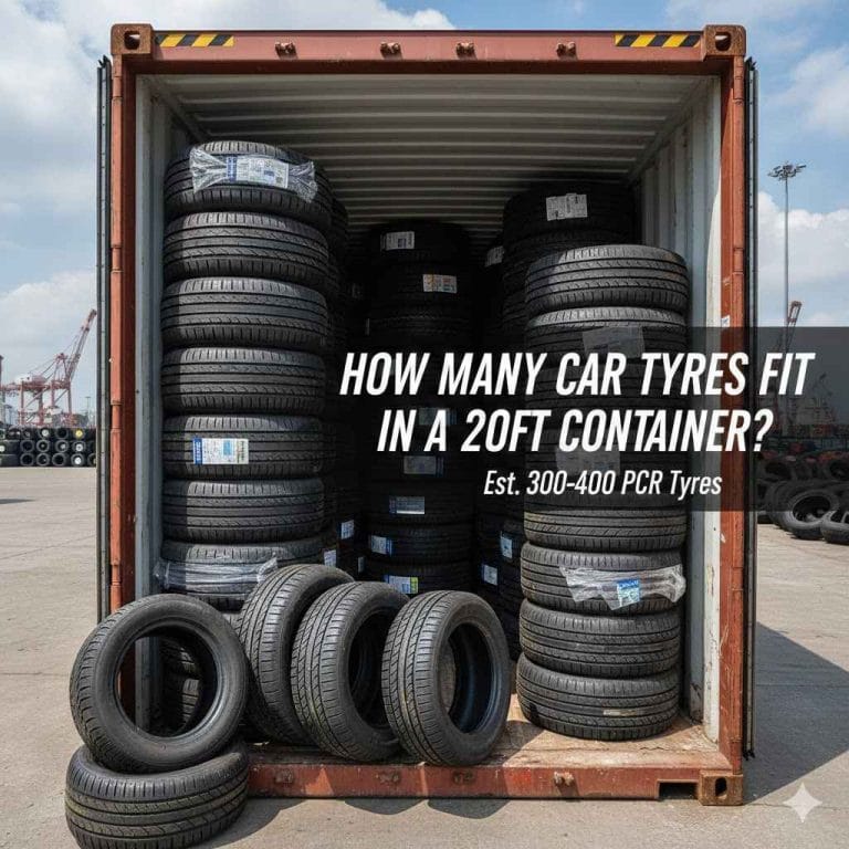 How Many Car Tyres Fit In A 20ft Container
