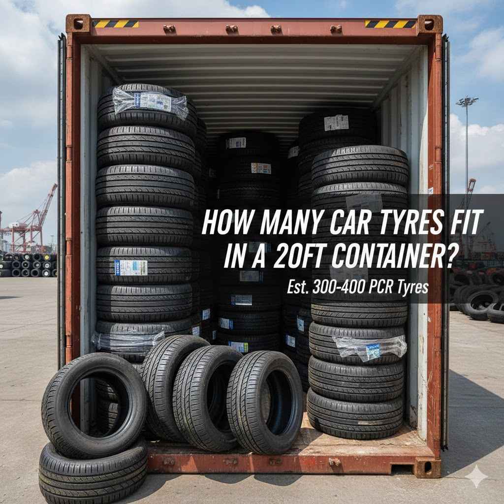 How Many Car Tyres Fit In A 20ft Container