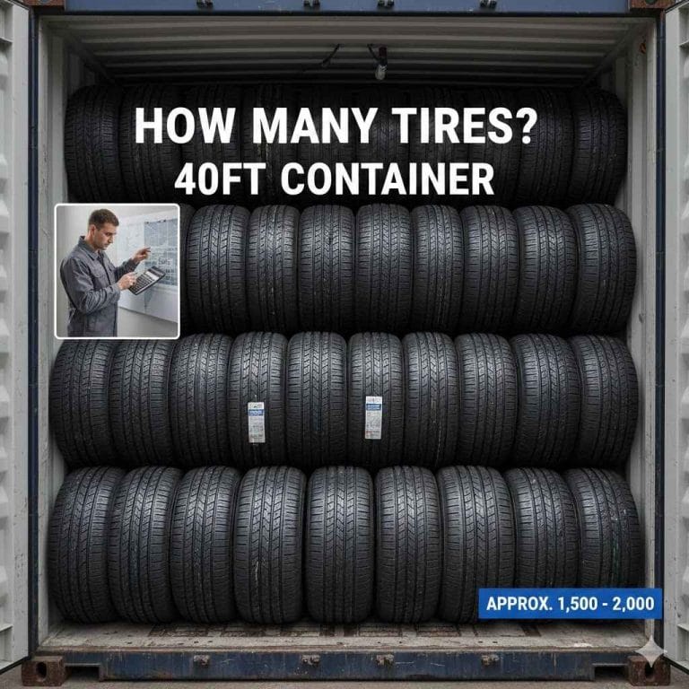 How Many Tires Fit in a 40ft Container