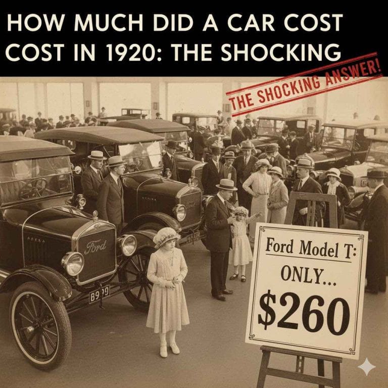 How Much Did a Ford Car Cost in 1920