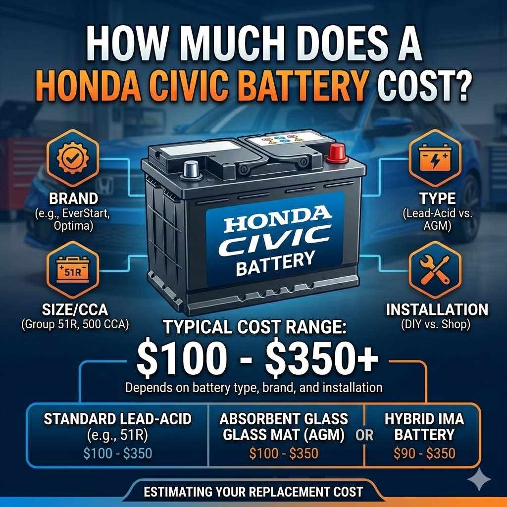 _How Much Does a Honda Civic Battery Cost