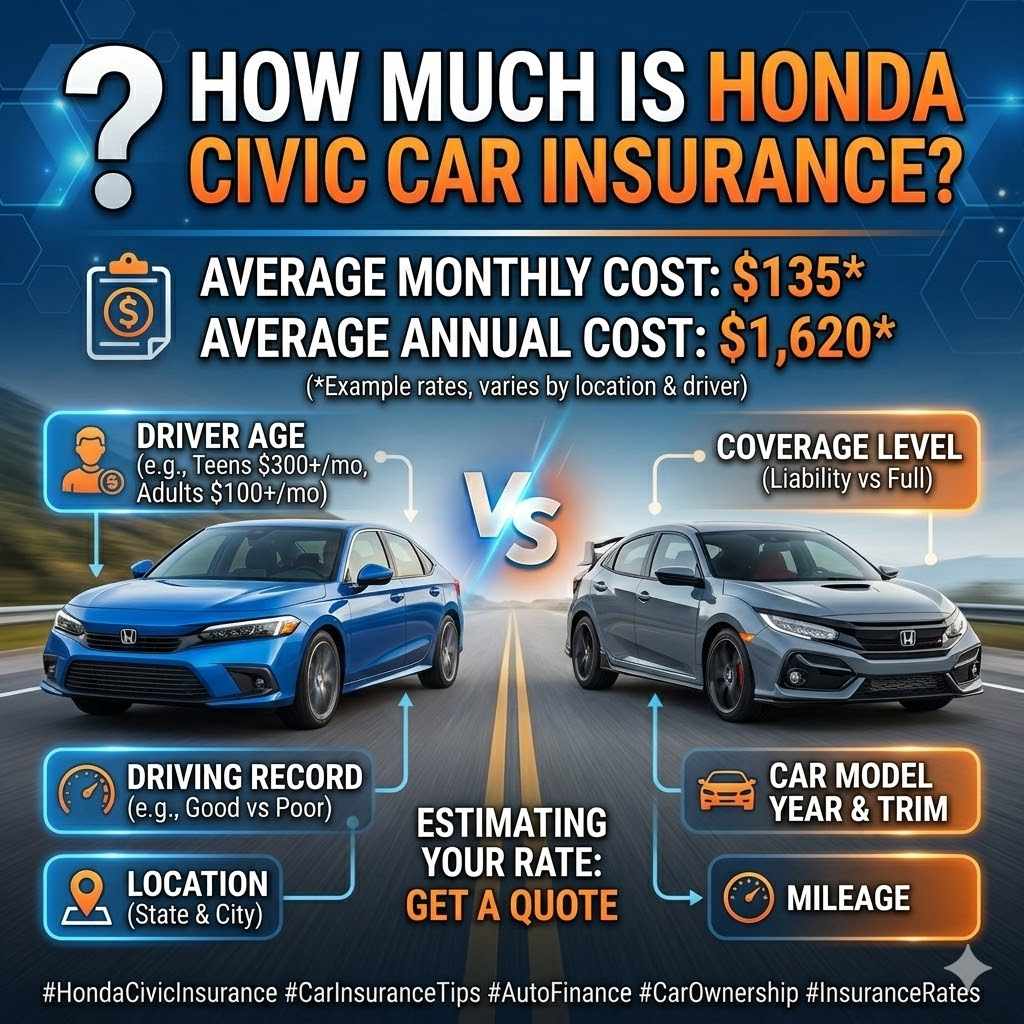 How Much Is Honda Civic Car Insurance