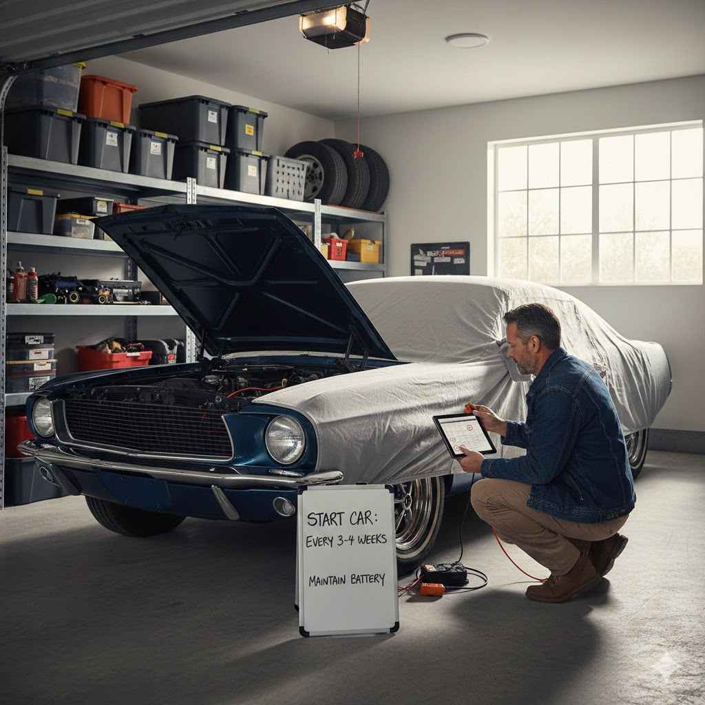 How Often Should I Start My Car In Storage: