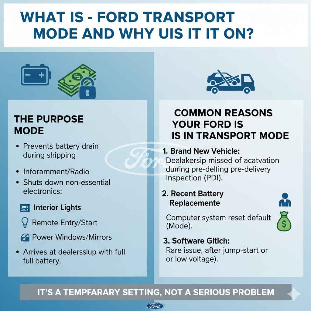 What Is Ford Transport Mode and Why Is It On