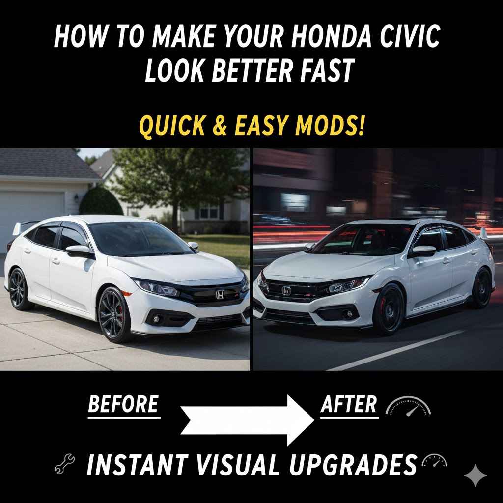 How to Make Your Honda Civic Look Better Fast
