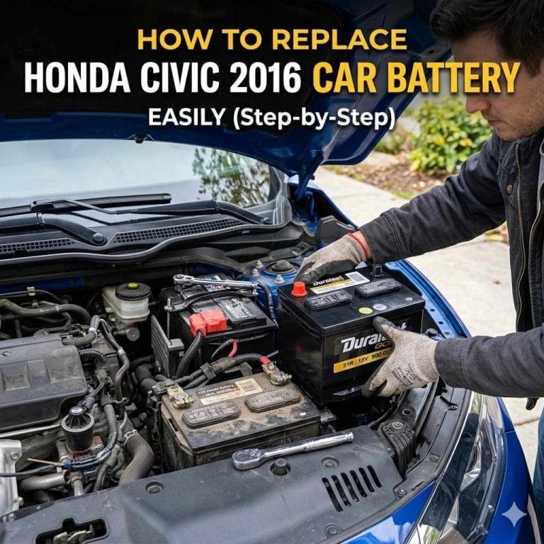 How to Replace Honda Civic 2016 Car Battery Easily