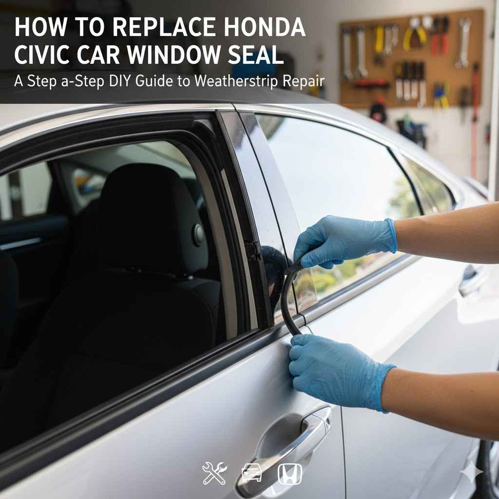 How to Replace Honda Civic Car Window Seal