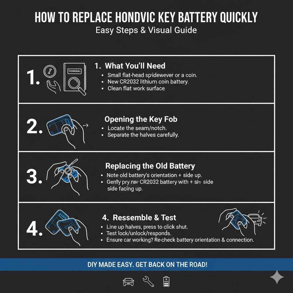 How to Replace Honda Civic Key Battery Quickly Easy Steps