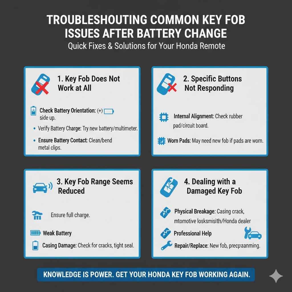 Troubleshooting Common Key Fob Issues After Battery Change