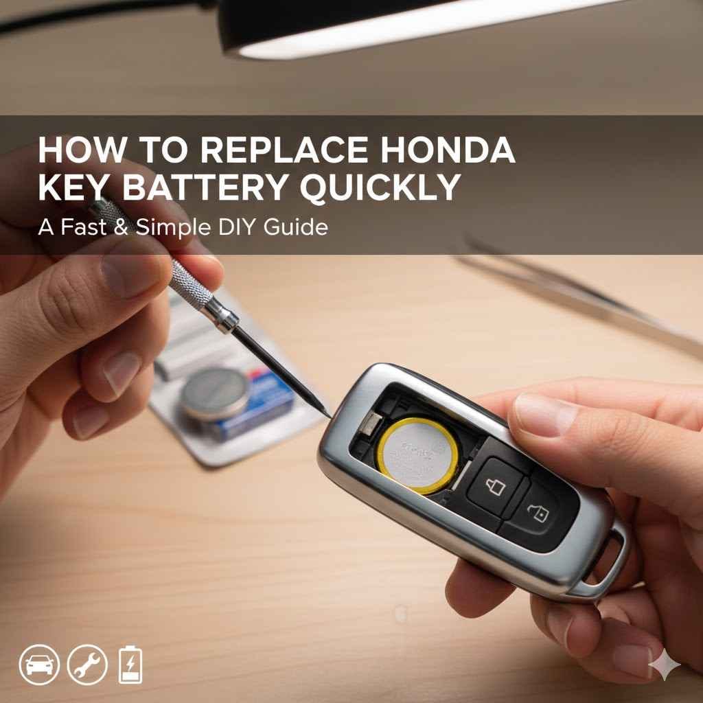 How to Replace Honda Civic Key Battery Quickly
