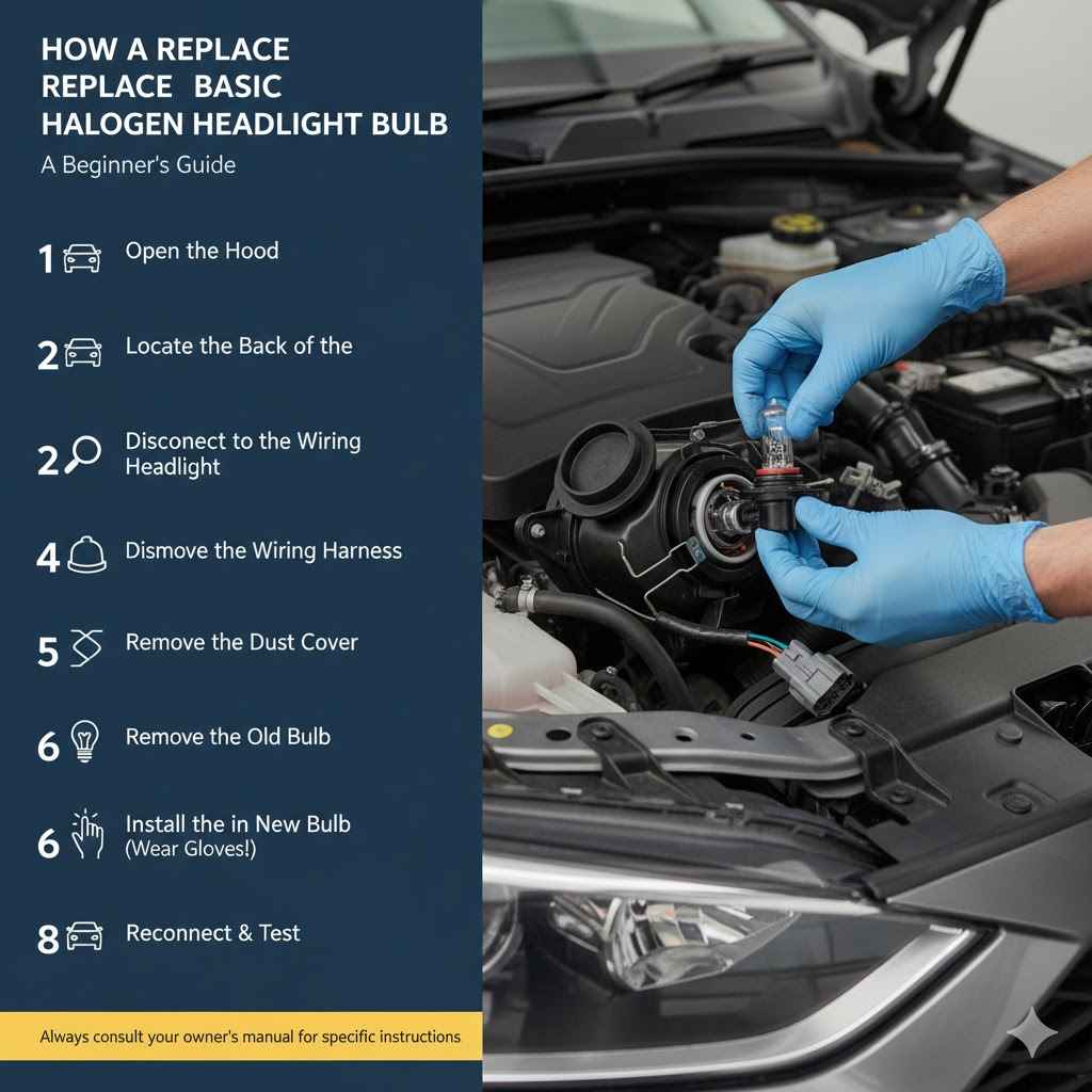 How to Replace a Basic Halogen Headlight Bulb (A Beginner’s Guide)