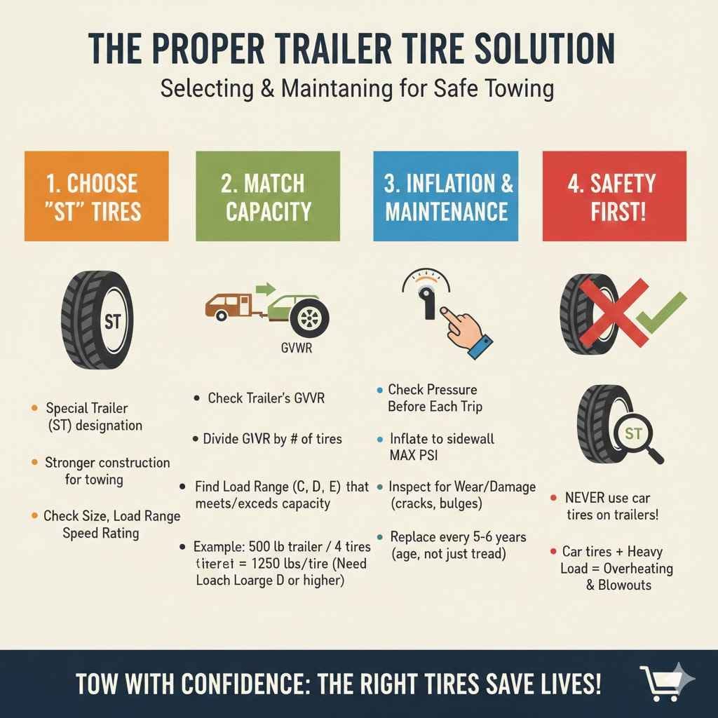The Proper Trailer Tire Solution