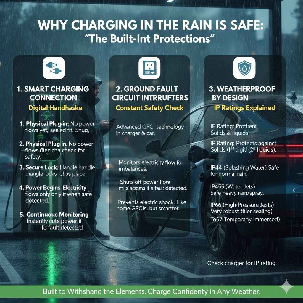 Why Charging an EV in the Rain is Safe