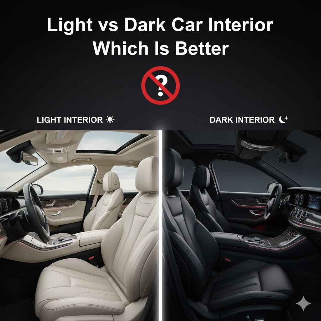Light vs Dark Car Interior Which Is Better