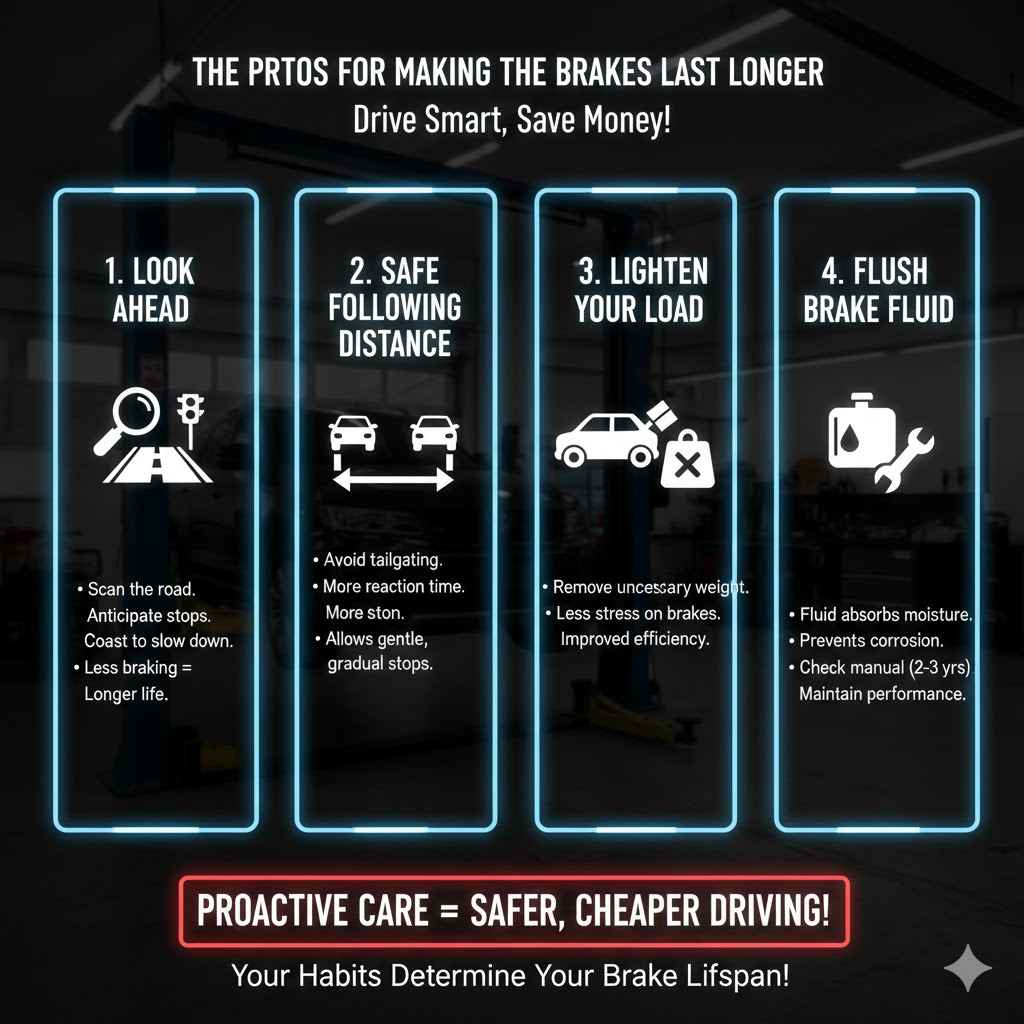 Pro Tips for Making Your Brakes Last Longer