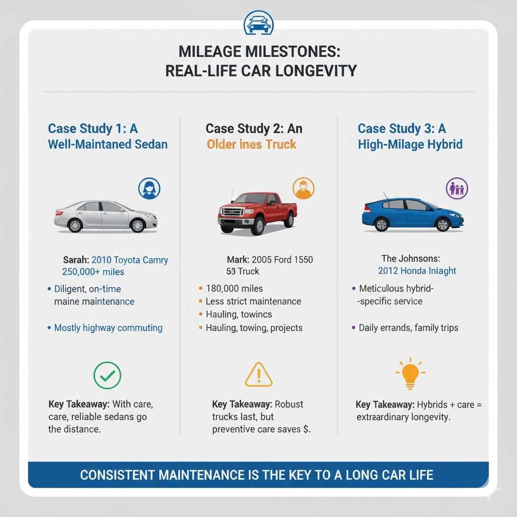 Real Cars And Their Mileage Milestones