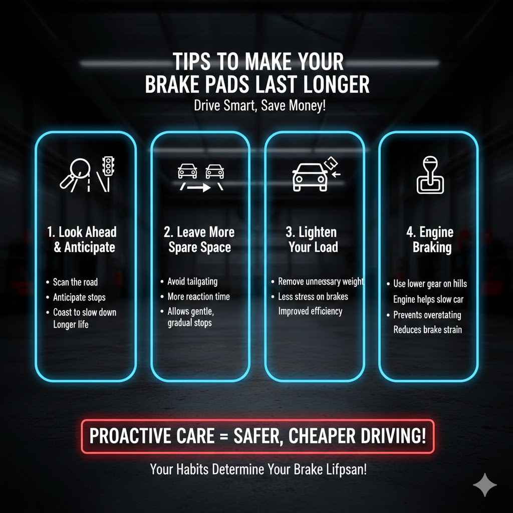Tips to Make Your Brake Pads Last Longer