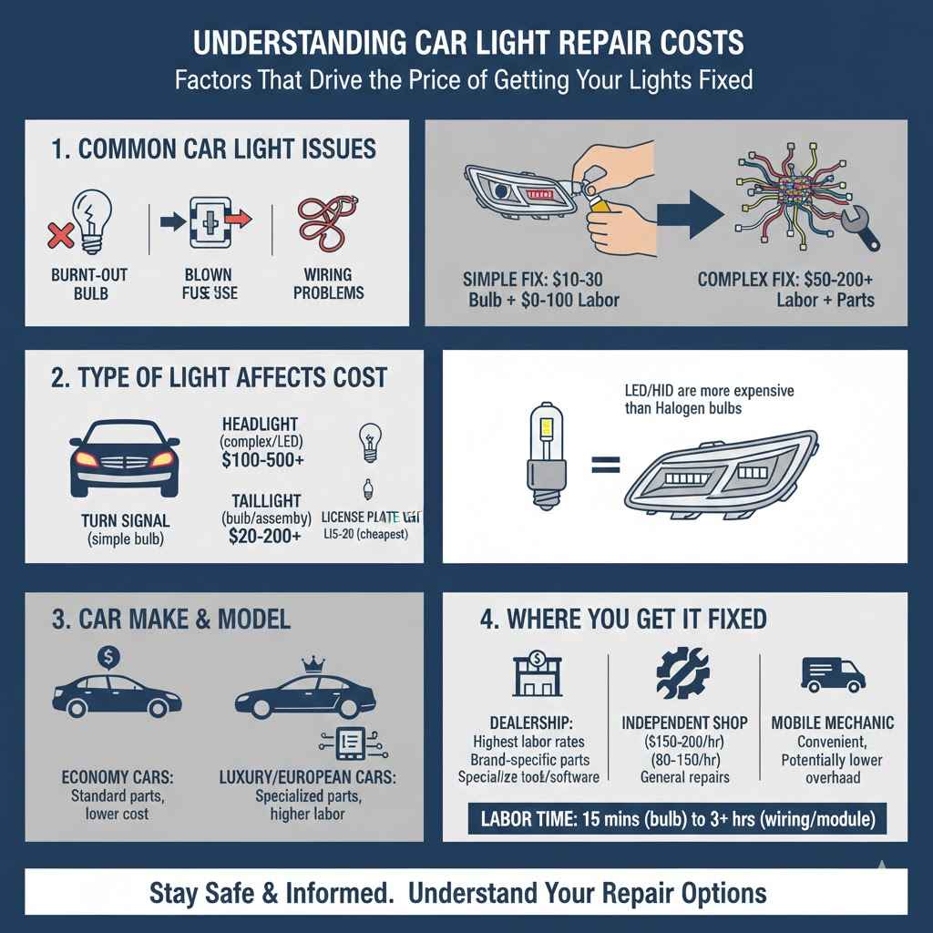 Understanding Car Light Repair Costs