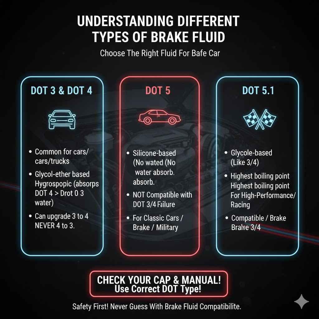 Understanding Different Types of Brake Fluid