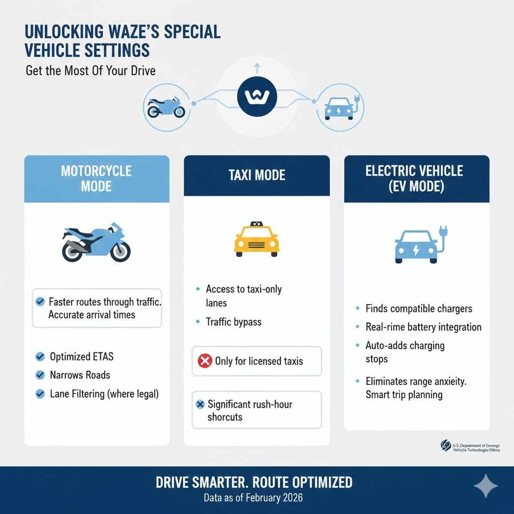 Understanding Special Vehicle Settings in Waze