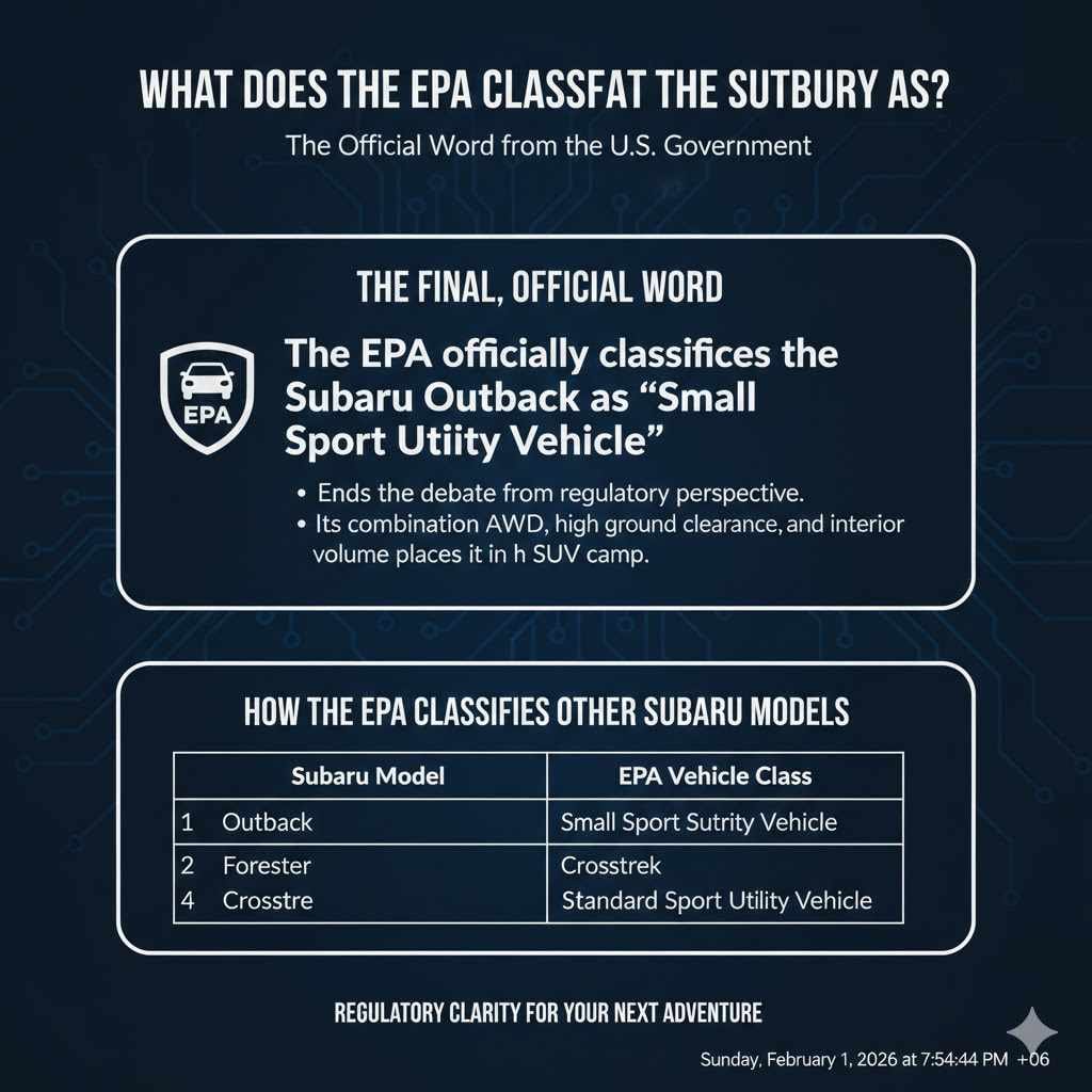 What Does the EPA Classify the Subaru Outback As