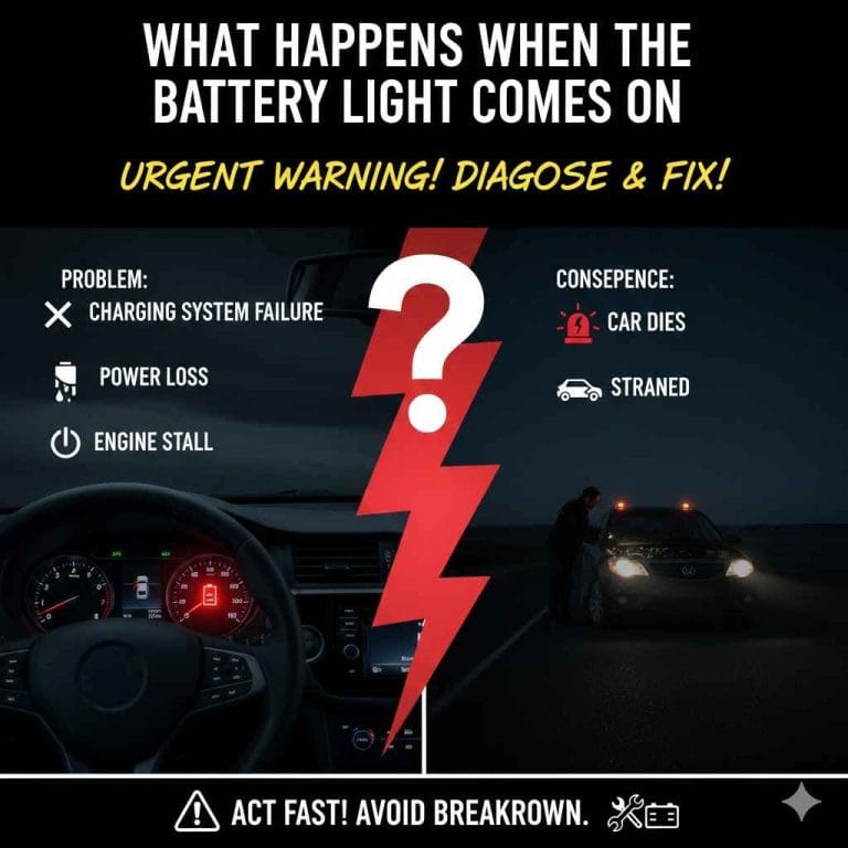 What Happens When The Battery Light Comes On