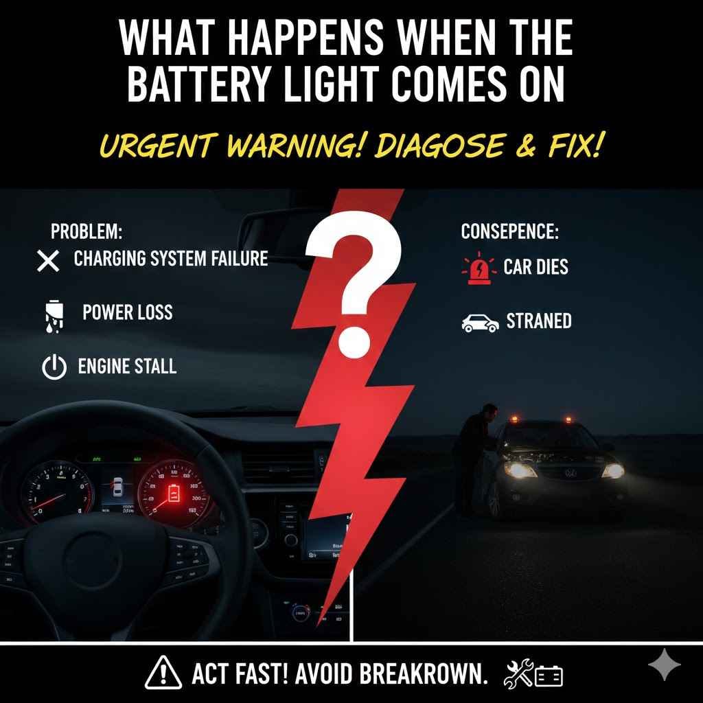 What Happens When The Battery Light Comes On