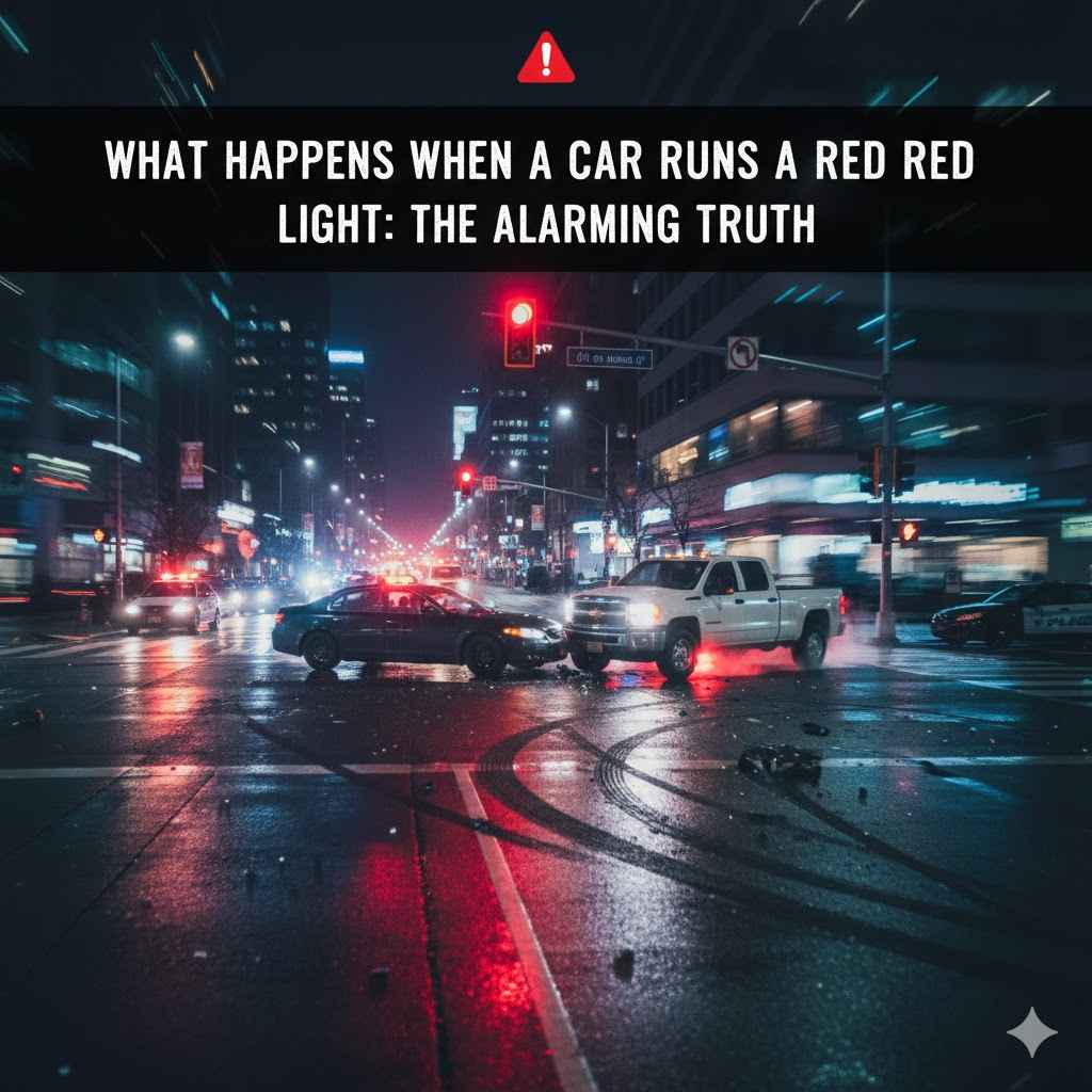 What Happens When a Car Runs a Red Light