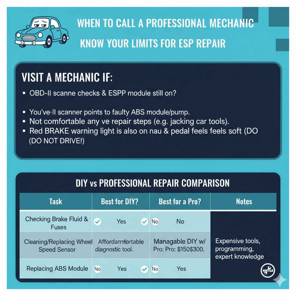When to Call a Professional Mechanic