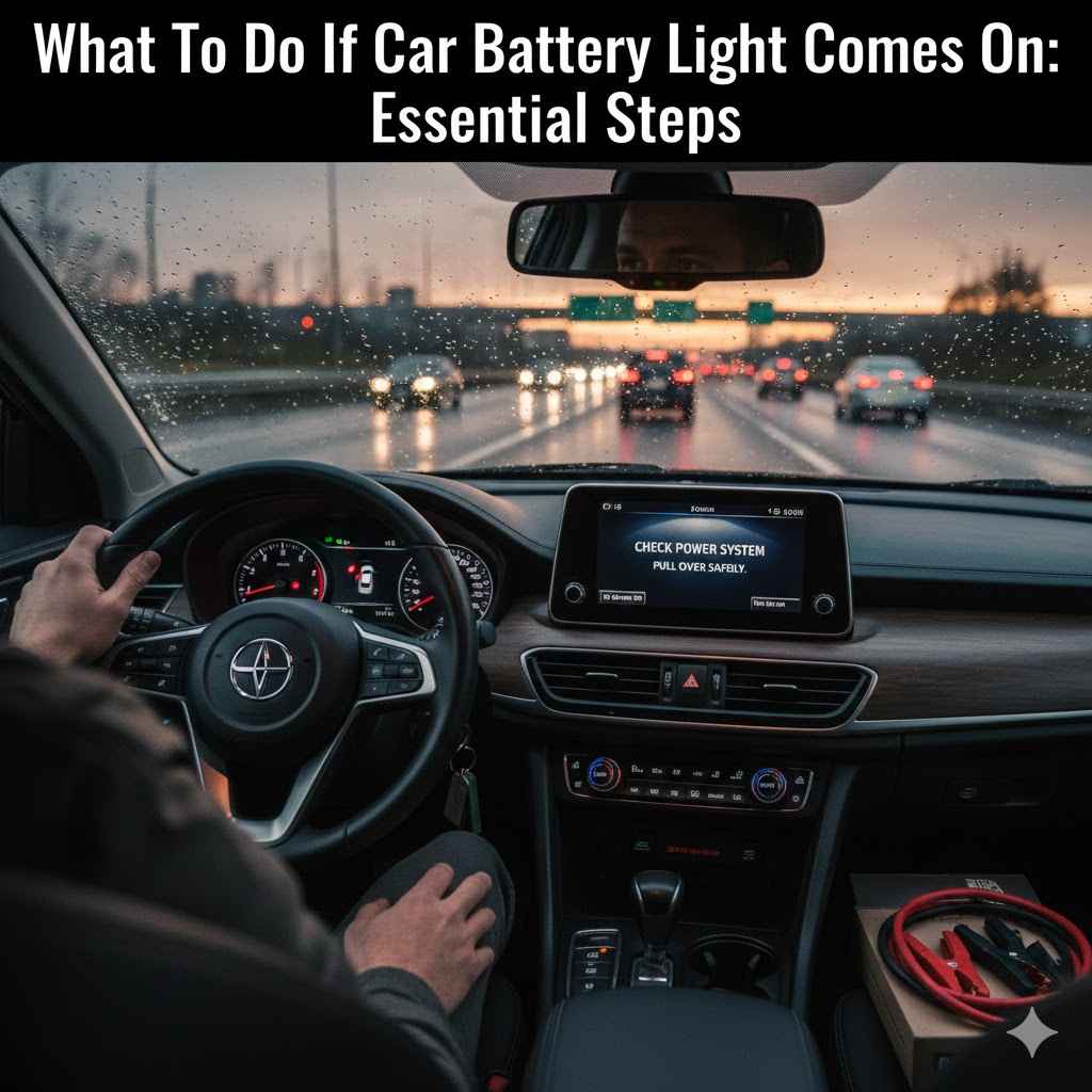 What To Do If Car Battery Light Comes On
