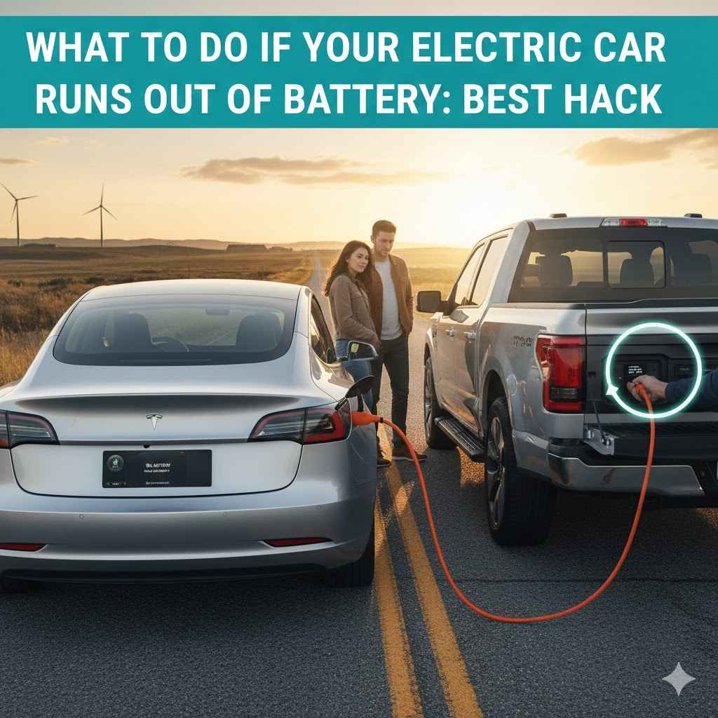 What To Do If Electric Car Runs Out Of Battery