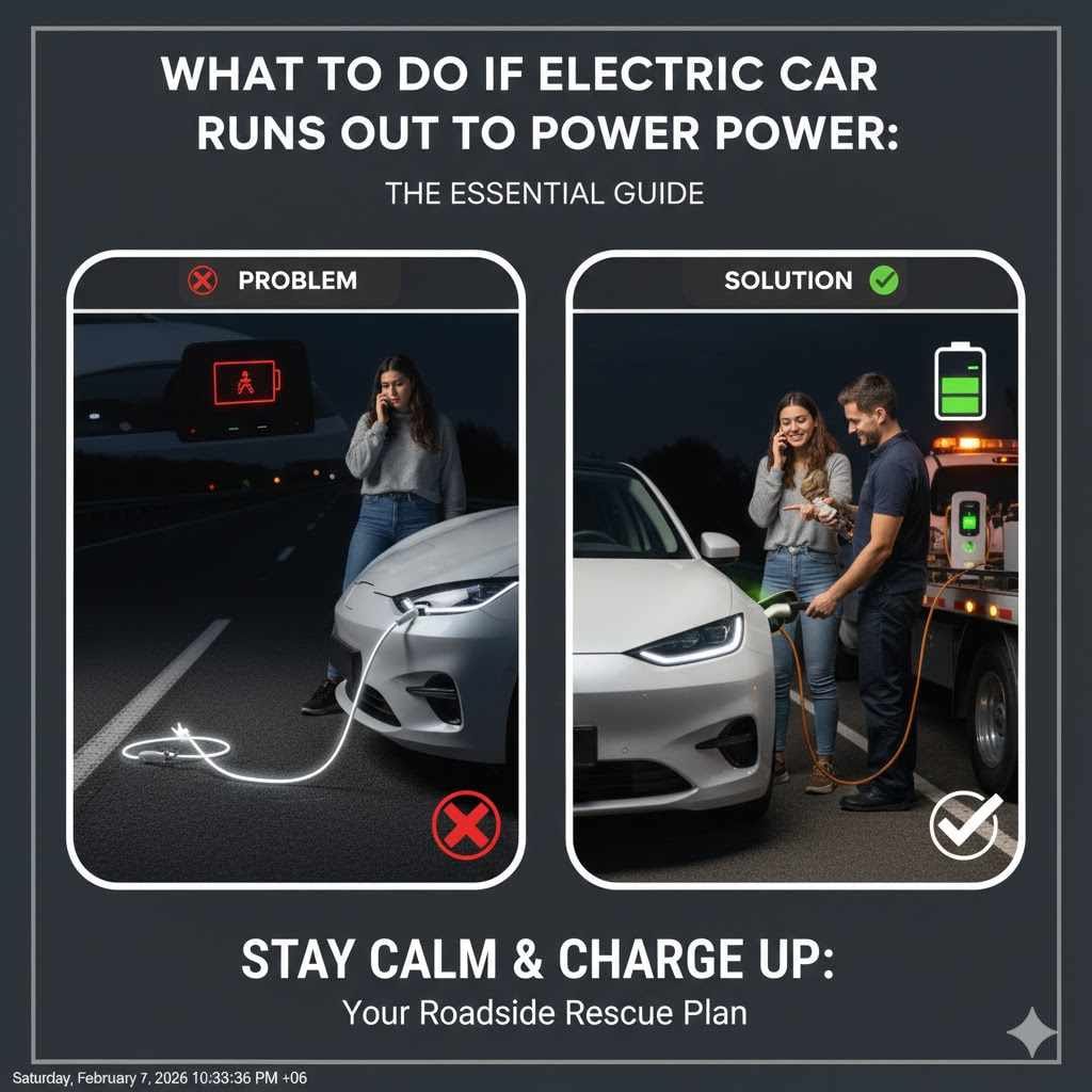 What To Do If Electric Car Runs Out Of Power