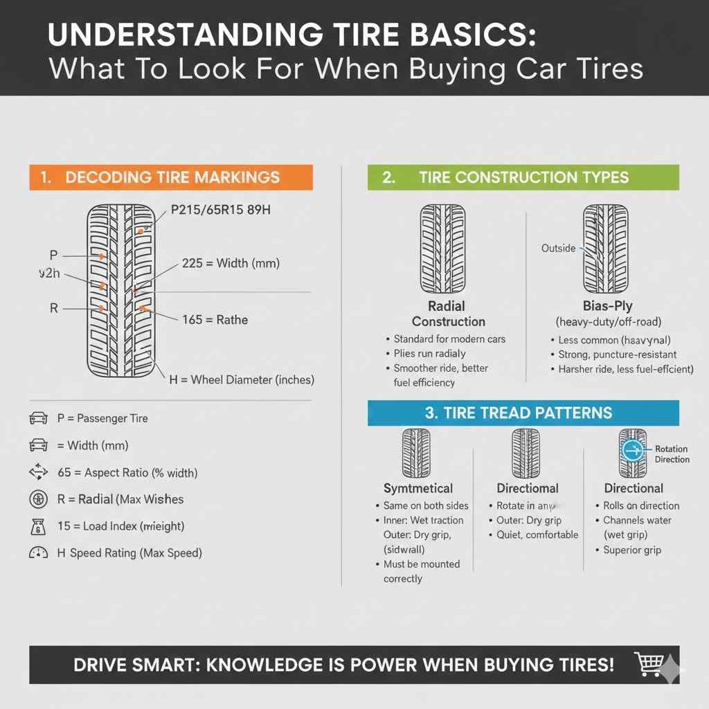 Understanding Tire Basics What To Look For When Buying Car Tires
