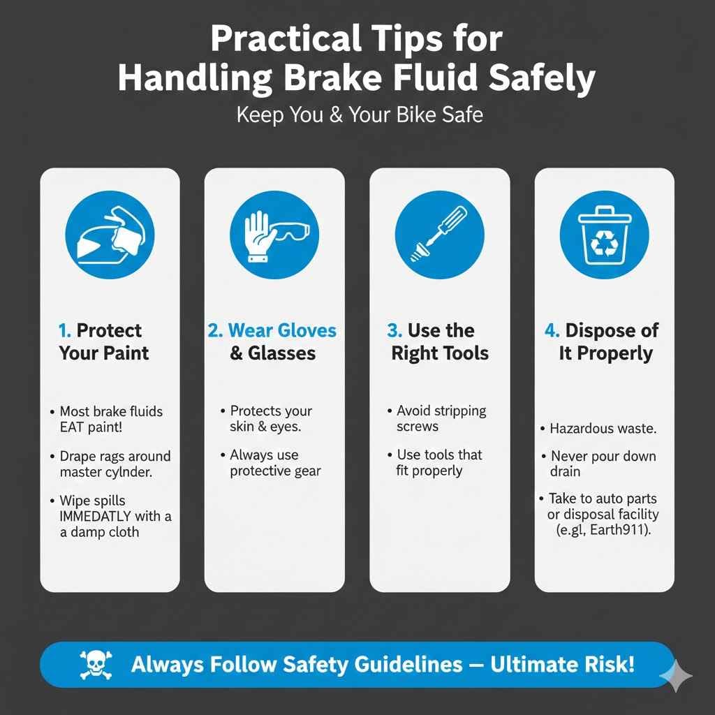 Practical Tips for Handling Brake Fluid Safely