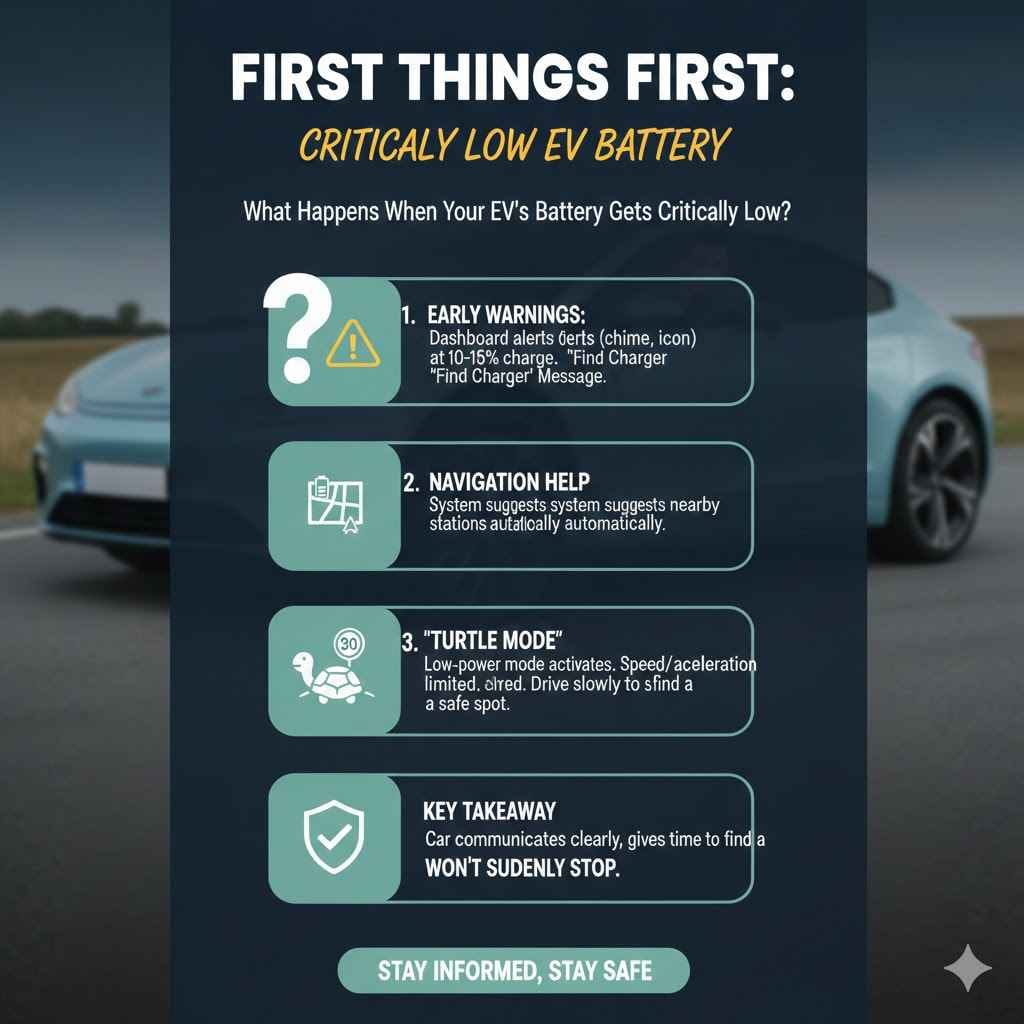 What Happens When Your EV's Battery Gets Critically Low