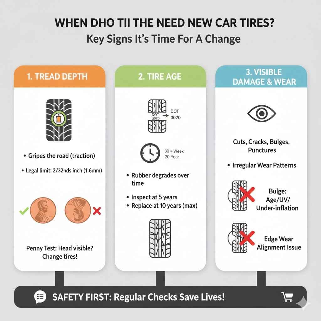 When Do You Need New Car Tires