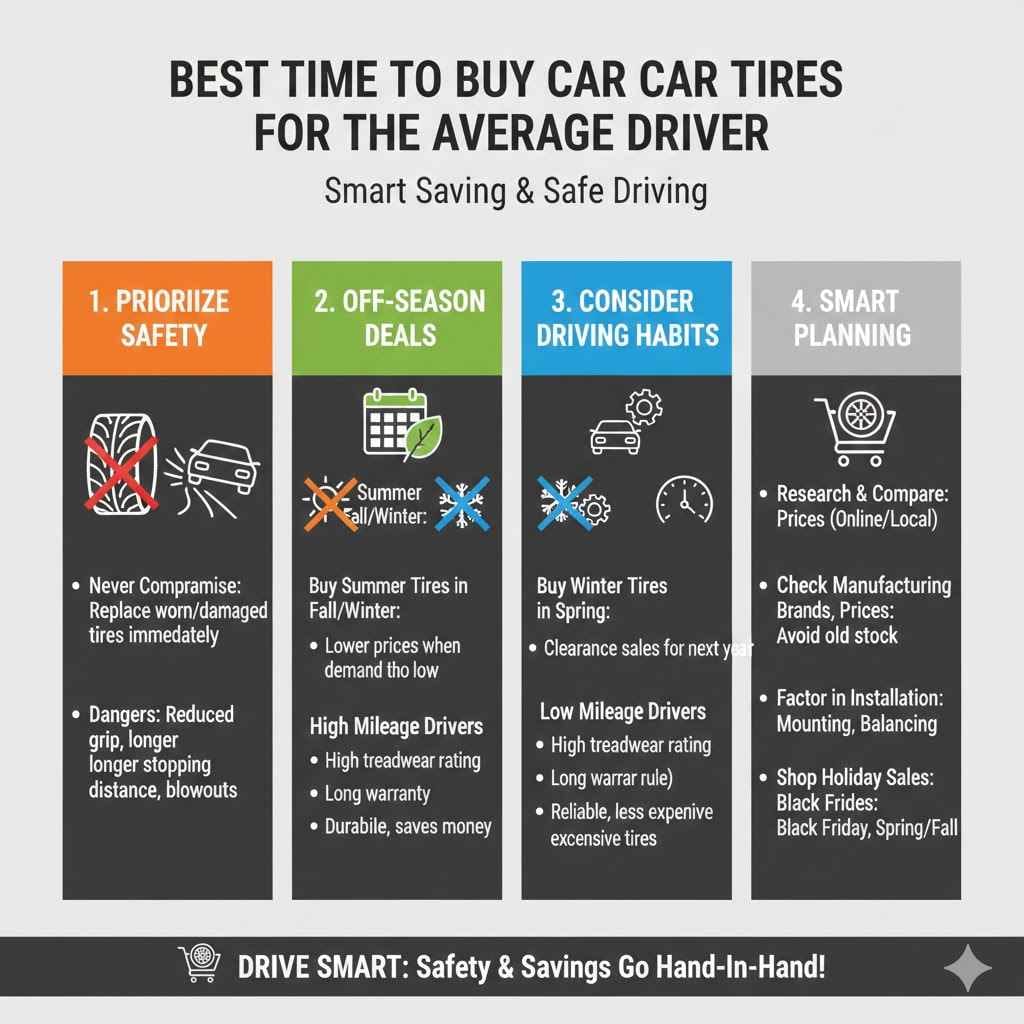 When Is The Best Time To Purchase Car Tires For The Average Driver
